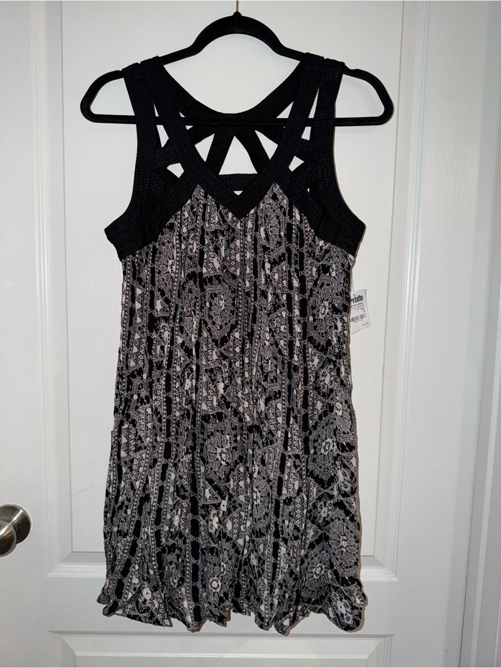 Charlotte Russe cross back sleeveless dress, NWT